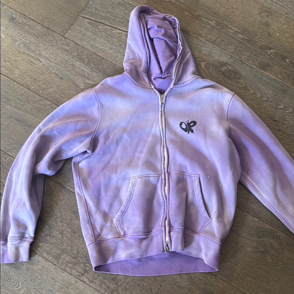 Purple Zip-Up Hoodie